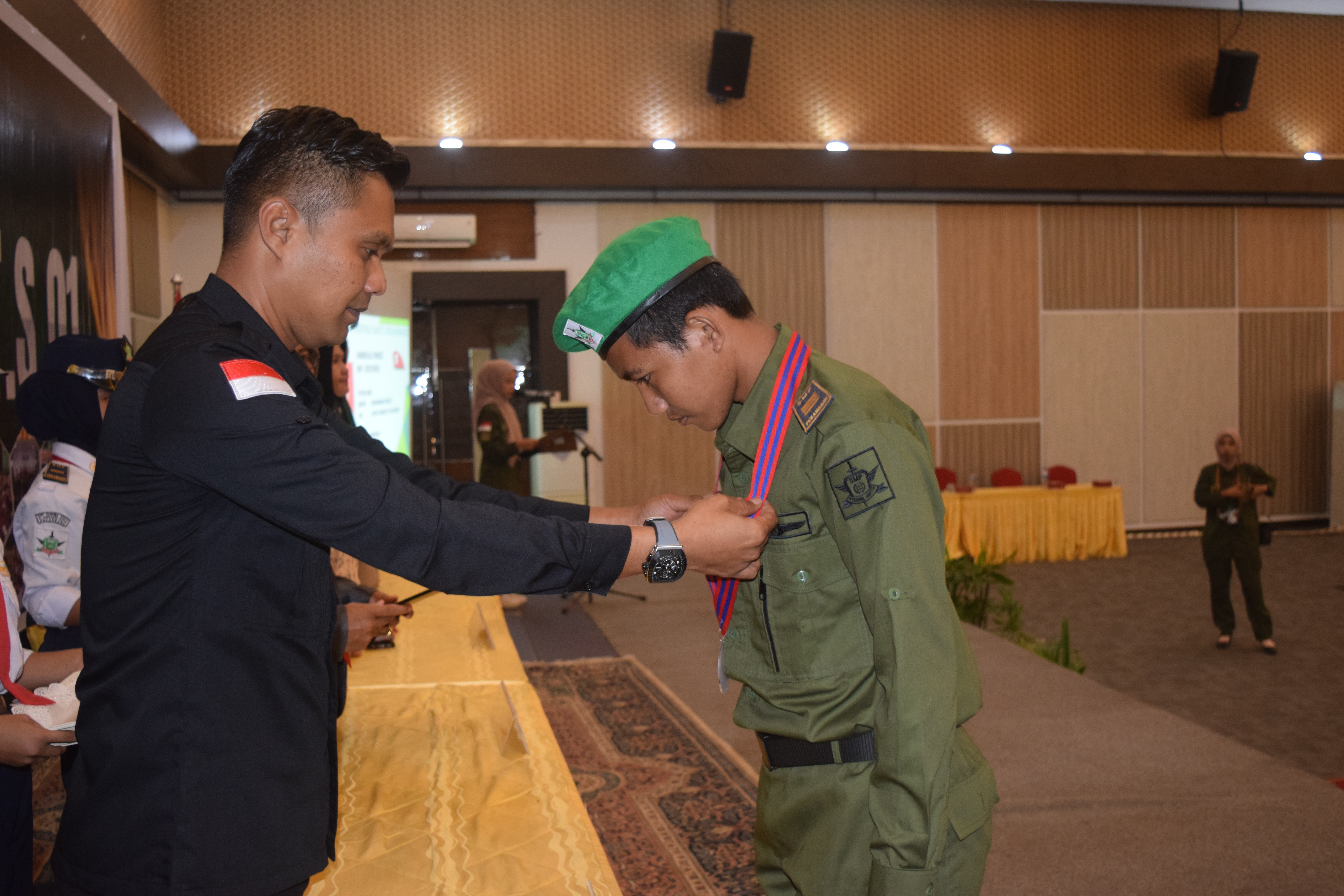 Prosesi Pengukuhan Purna praja TS 01